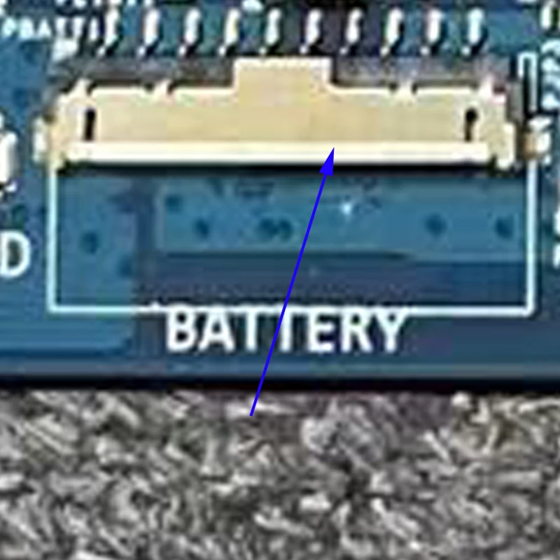 2-10Pcs Inner Battery Flex FPC Connector Plug For DELL latitude 3490 LA-F116P F115P Notebook Mainboard Laptop Motherboard 10Pin