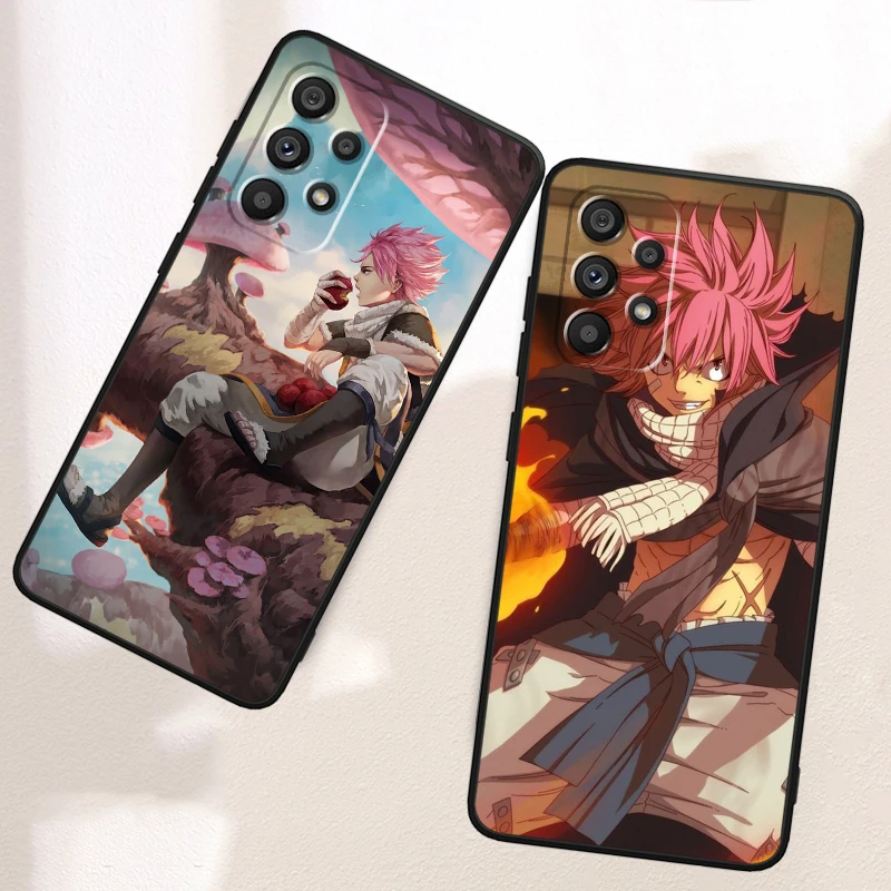 F-FAIRY T-TAIL Anime Cool For Samsung A53 A52 A33 A32 A51 A71 A21S A13 A73 A55 A22 A23 A35 A72 A54 A12 5G Black Cover