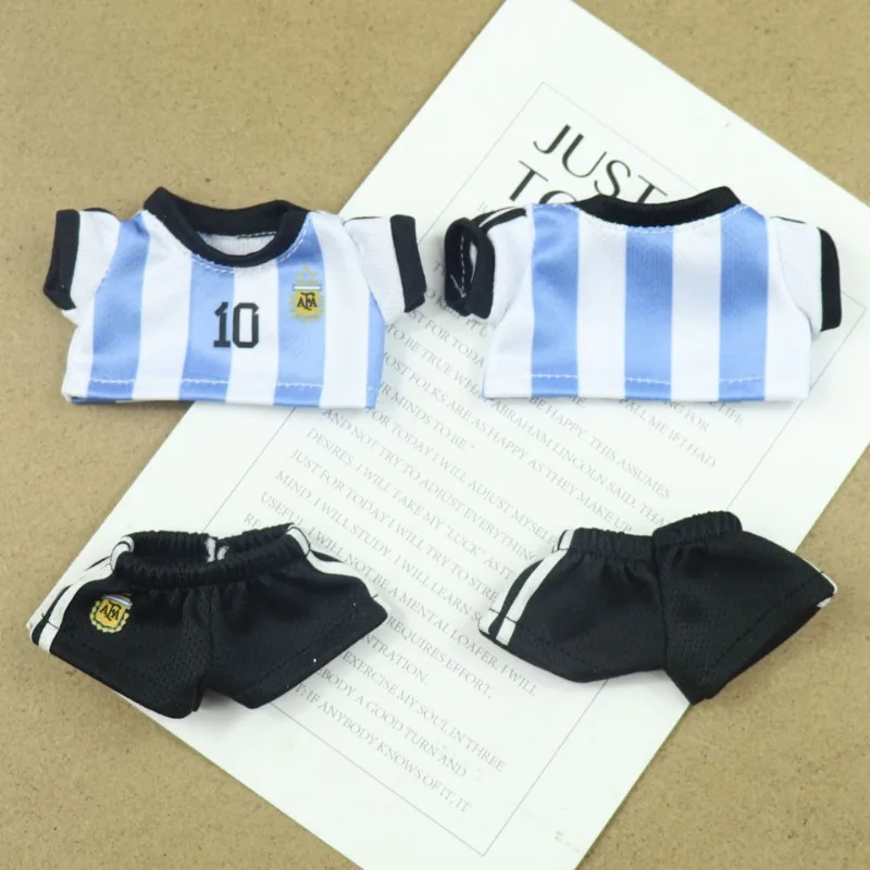 لا دمية ، 17 سنتيمتر ل Labubu كرة القدم كرة السلة الملابس V1V2 Labubu دمية حجم 7 الفينيل قلادة دمية الملابس DIY بها بنفسك ملابس رياضية الصبي لعبة #4