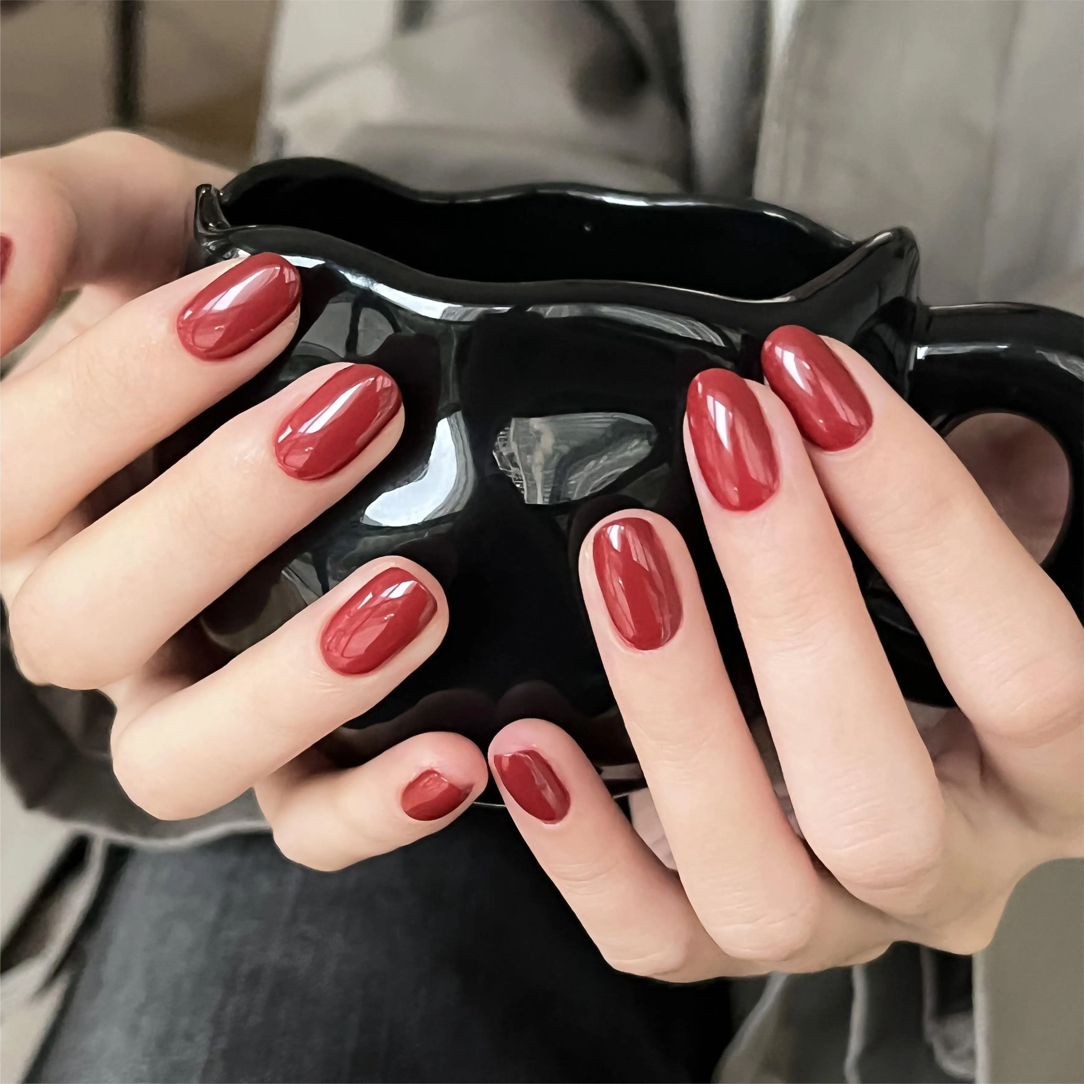 YOLLY 9 Colors Red Series Nail - Nail Art Red recension och pris