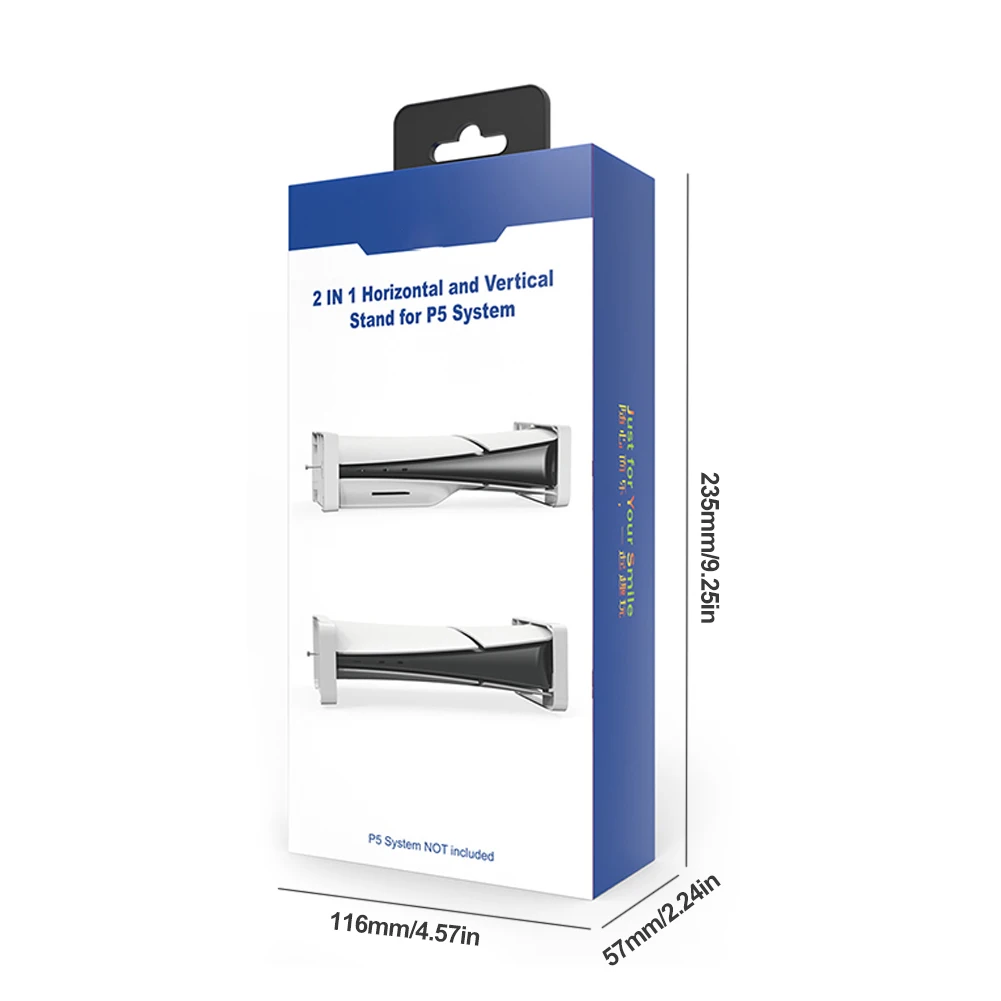 حامل حامل موفر للمساحة لـ PS5 ، وحدة تحكم رفيعة مع مناطق مخصصة ، PS VR2 وسماعات الرأس ، وإعداد ألعاب جديد ومنظم