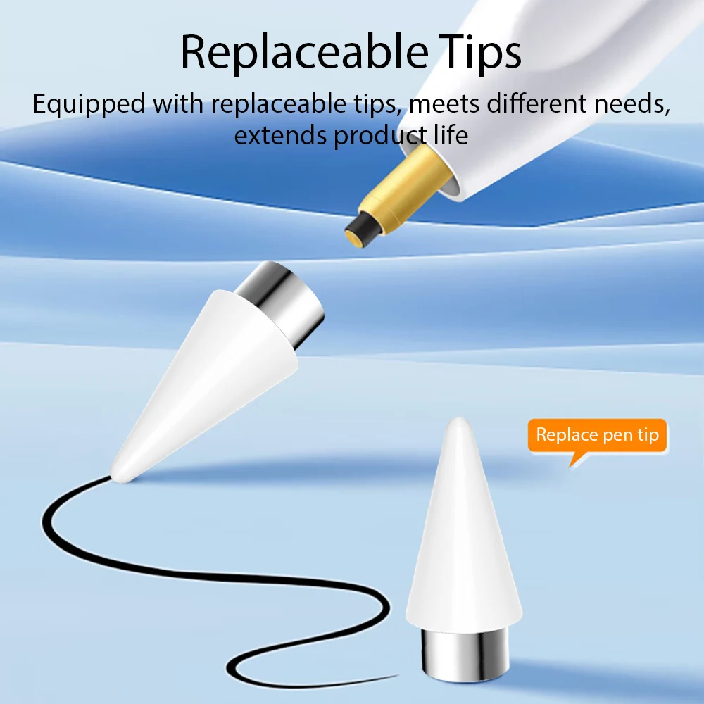 

Стилусы для Apple Pencil iPad 11-го поколения A16, Air 11 M3 M2, Pro 13 M5 M4, 12.9, 10-го, 9-го поколения, Mini 7, 6, 2025 Touch Pen