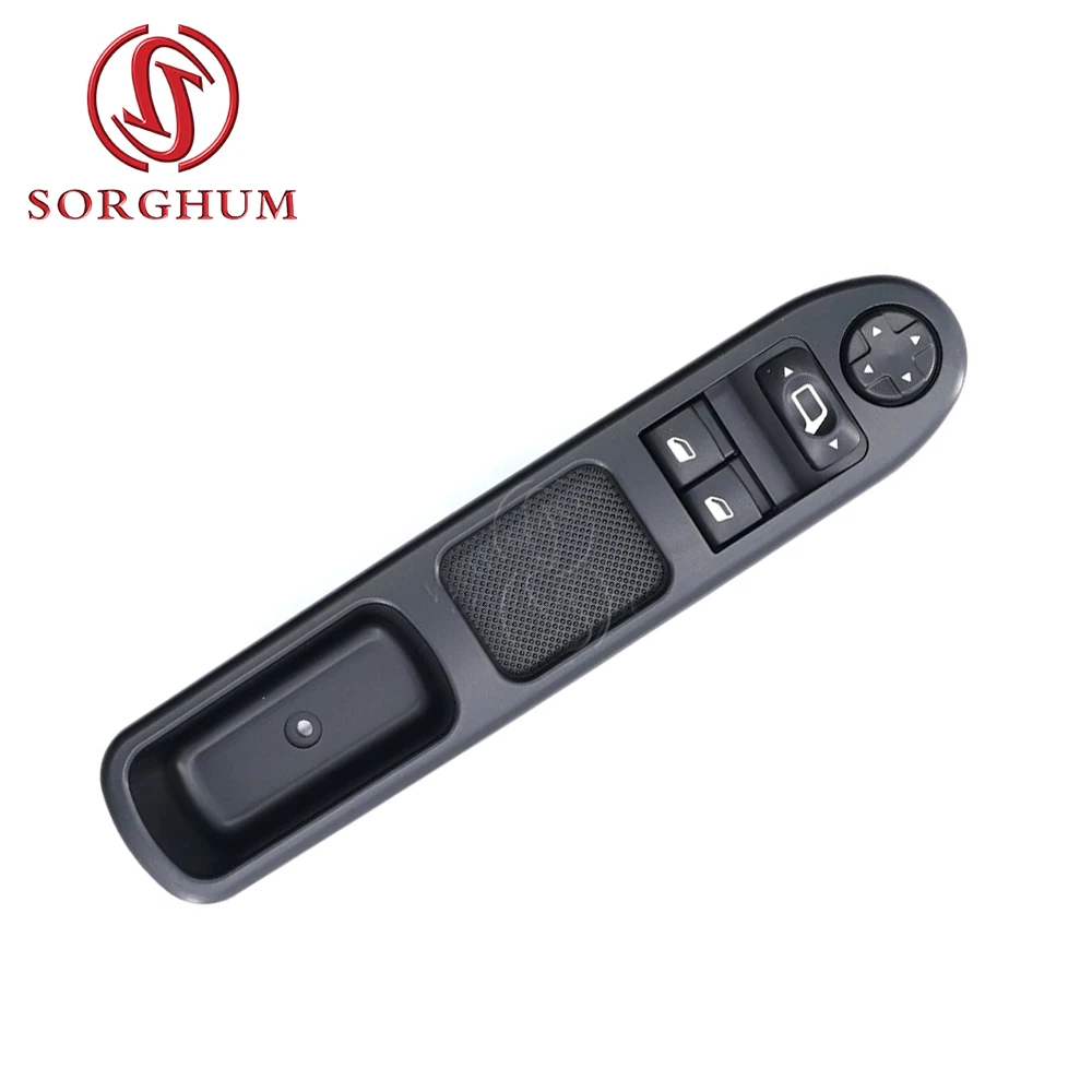 SORGHUM 6554.E4 For Peugeot 307 2000 2001 2002 2008 New Car Front Power Window Switch Regulator Lifter Control Button 96351622XT