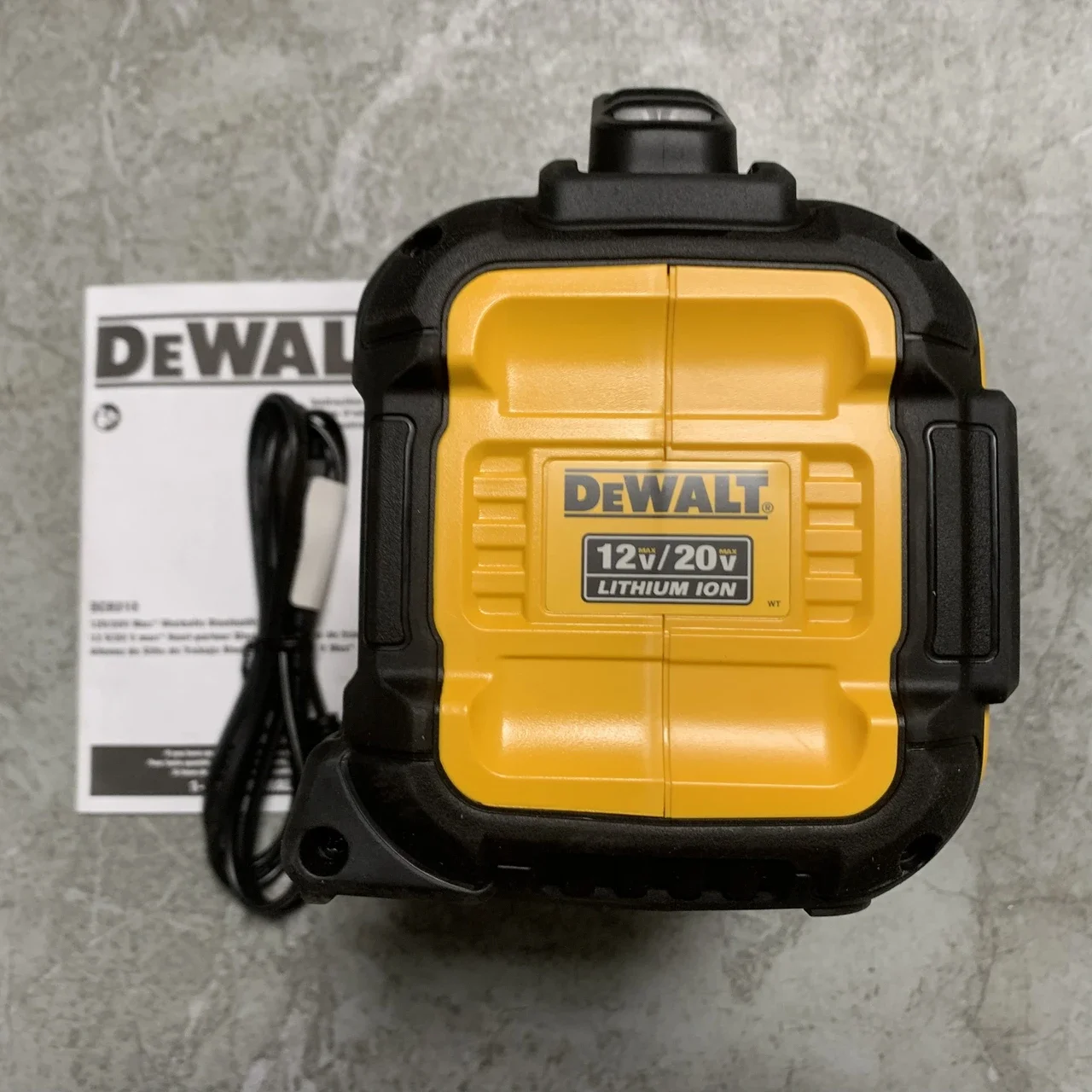 DEWALT DCR010 12V/20V MAX Jobsite Bluetooth Speaker-Cord Or Cordless 120V  body only