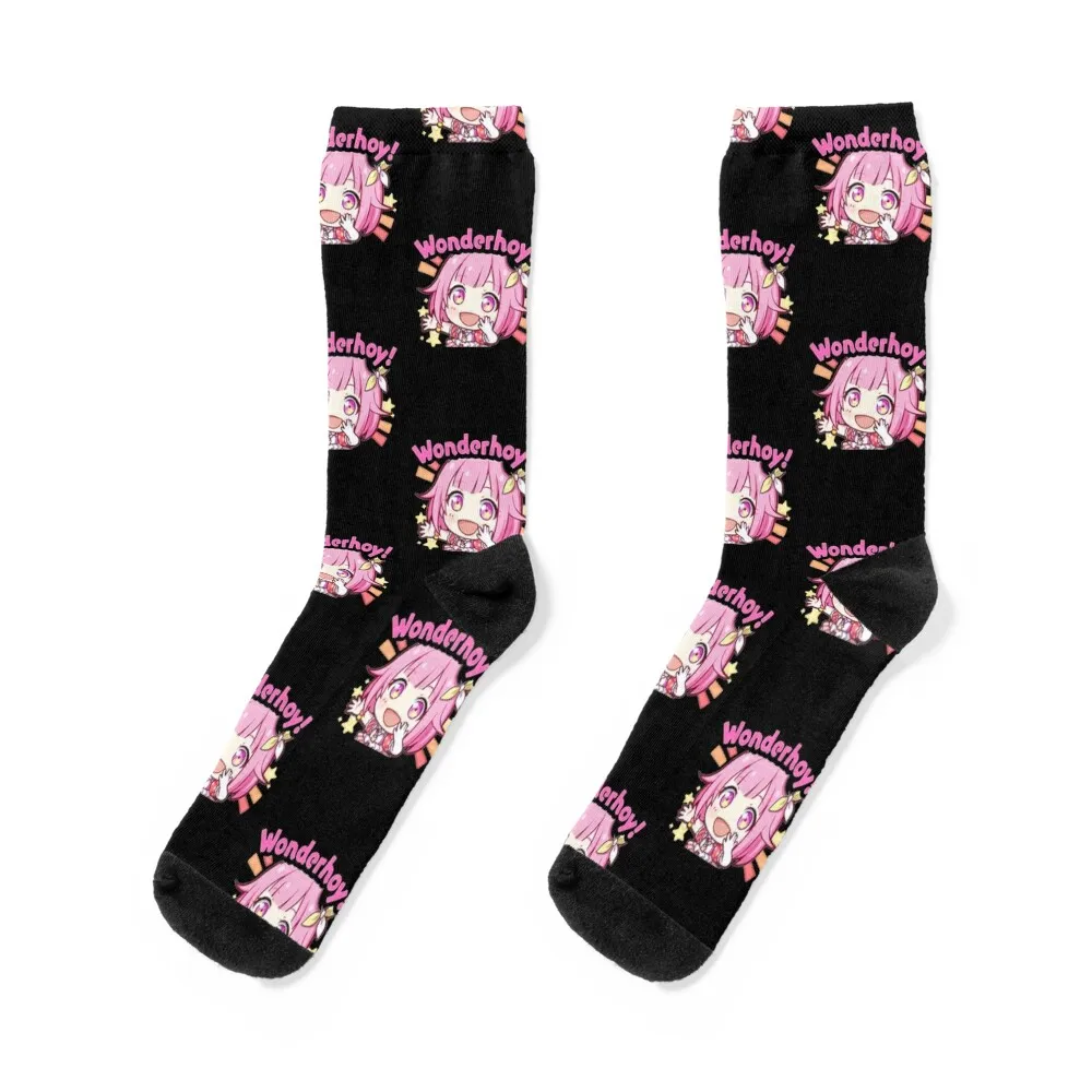 

Emu Otori wonderhoy stamp Socks New year's moving stockings compression Soccer Women Socks Men's