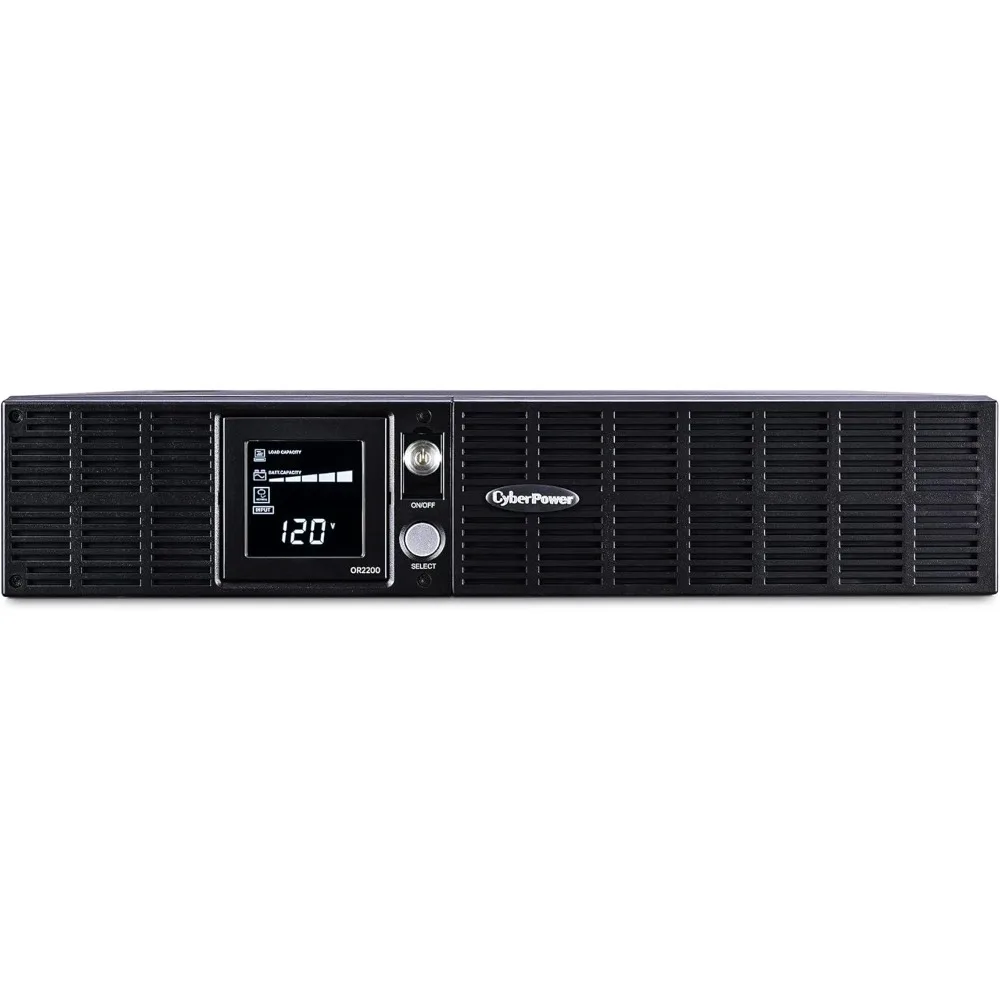 

OR2200LCDRT2U Smart App LCD UPS System, 2200VA/1320W, 8 Outlets, AVR, 2U Rack/Tower