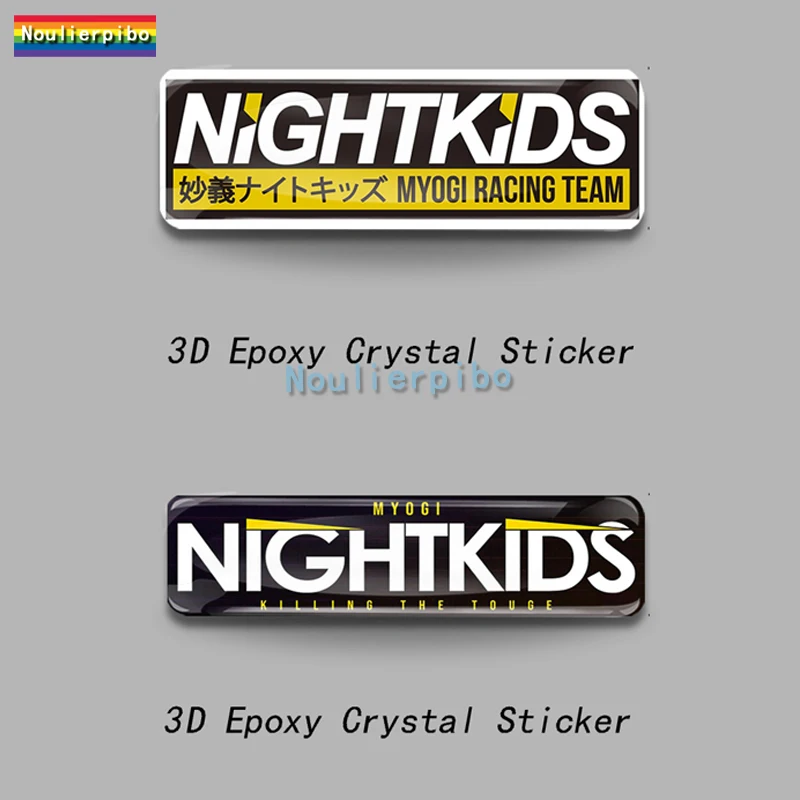 

3D Stereo Creative Epoxy Dome Car Sticker Nightkids Myogi Nightkids Slap PVC Car Laptop Cell Phone Air Conditioning Vinyl Decal