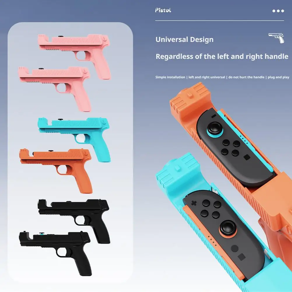 2PCS Controller Shooting Game Stock Gun Shape For Switch 2 Game Accessories Easy Install - Image 3