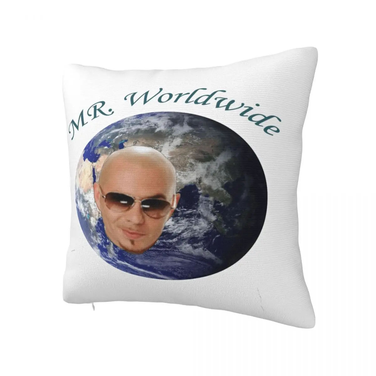 Mr Worldwide Pitbull Pillow Case Cushion Cover Soft Custom Pillow Cover Morden Pillowcases For Living Room Chair