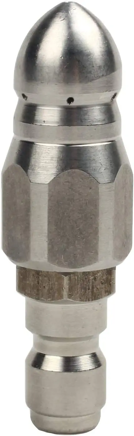 High pressure washer drain nozzle, drain nozzle nozzle, 1/4 inch (about 0.6 cm) quick connector, 5000 PSI