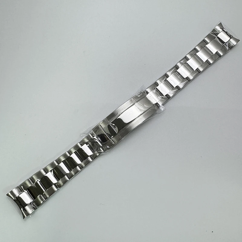 أويستر/اليوبيل سوار فضي Soild Steel 20 مللي متر عرض إعلان مشبك معصمه لـ Datejust SUB GMT NH35 حافظة ساعة 36/40 مللي متر