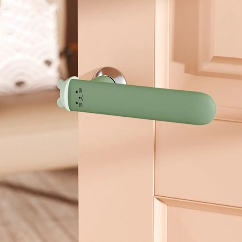 

Новая силиконовая накладка на дверную ручку в форме кошки, защитная накладка на дверную ручку, противоударная, многофункциональная, защитная подушка для дверной ручки