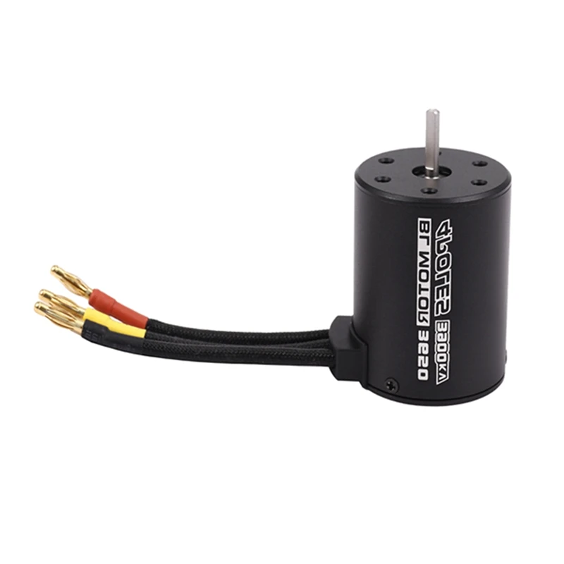

2X3650 3900Kv Бесщеточный двигатель для 1:8 1:10 Радиоуправляемый автомобиль, модель грузовика, детали-AAAE