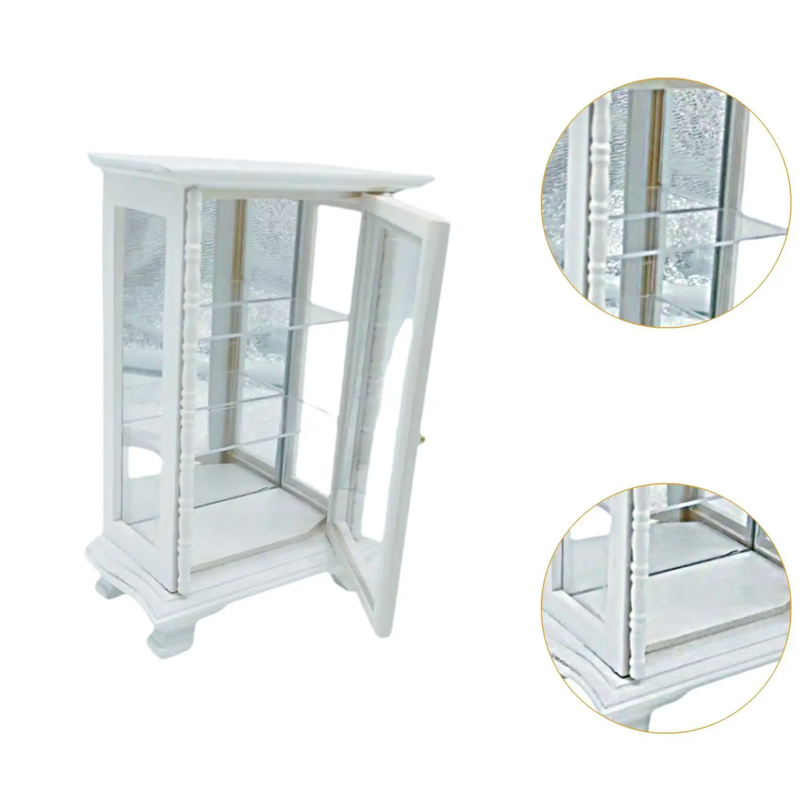 1:12 Puppenhaus Möbel Ornamente Schrank Puppenhaus Dekoration vertikal