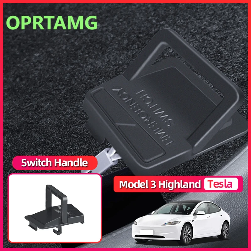 

Эмблемы для Tesla Model 3 Highland 2025 2026 имеет физический замок для задней двери и аварийной разблокировки, переключатель ручки