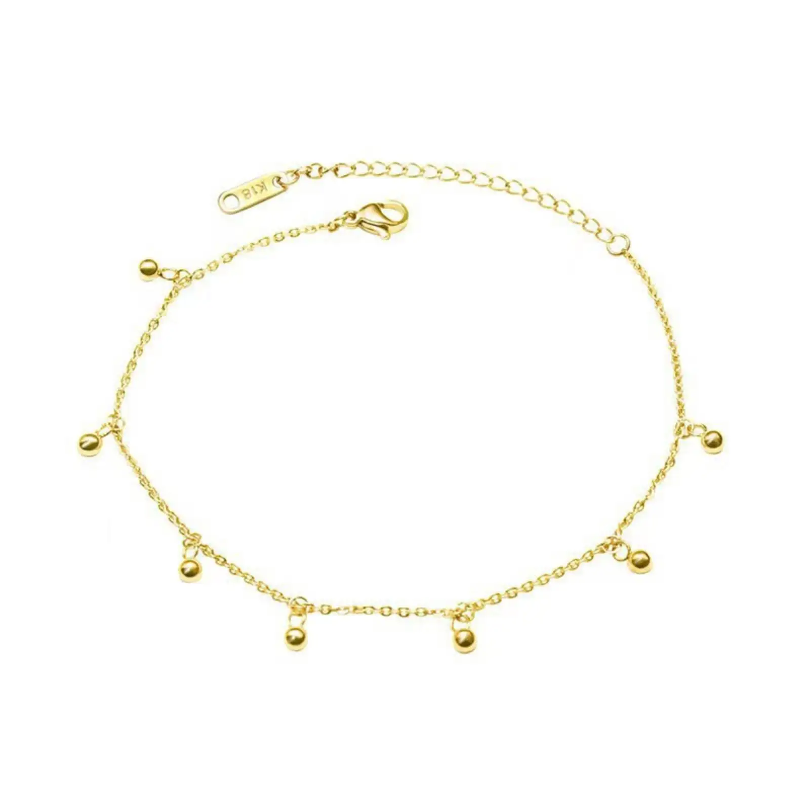 Kleine Glocken-Knöchelarmbänder für Frauen und Mädchen, Fußkettchen aus Edelstahl, Schmuck, Accessoires, Geschenke – Detail 1