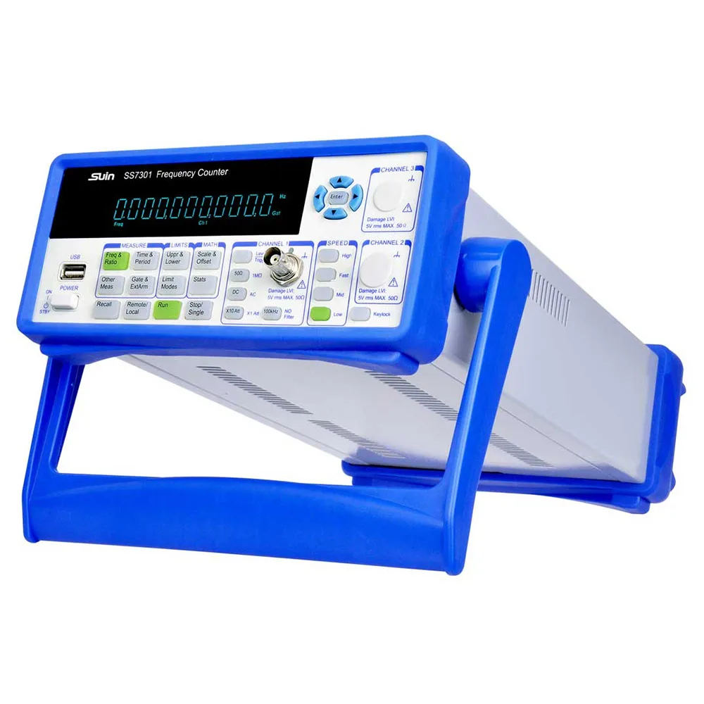 SS7301 Frequency Counter 10 Digits/s Frequency Meter 0.001Hz - 200MHz