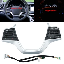 Auto Bluetooth Control Volume Telefoon Cruise Stuurwiel Knoppen Schakelaar Voor Hyundai Elantra 1.6 2016 - 2018 Solaris 2017-2022