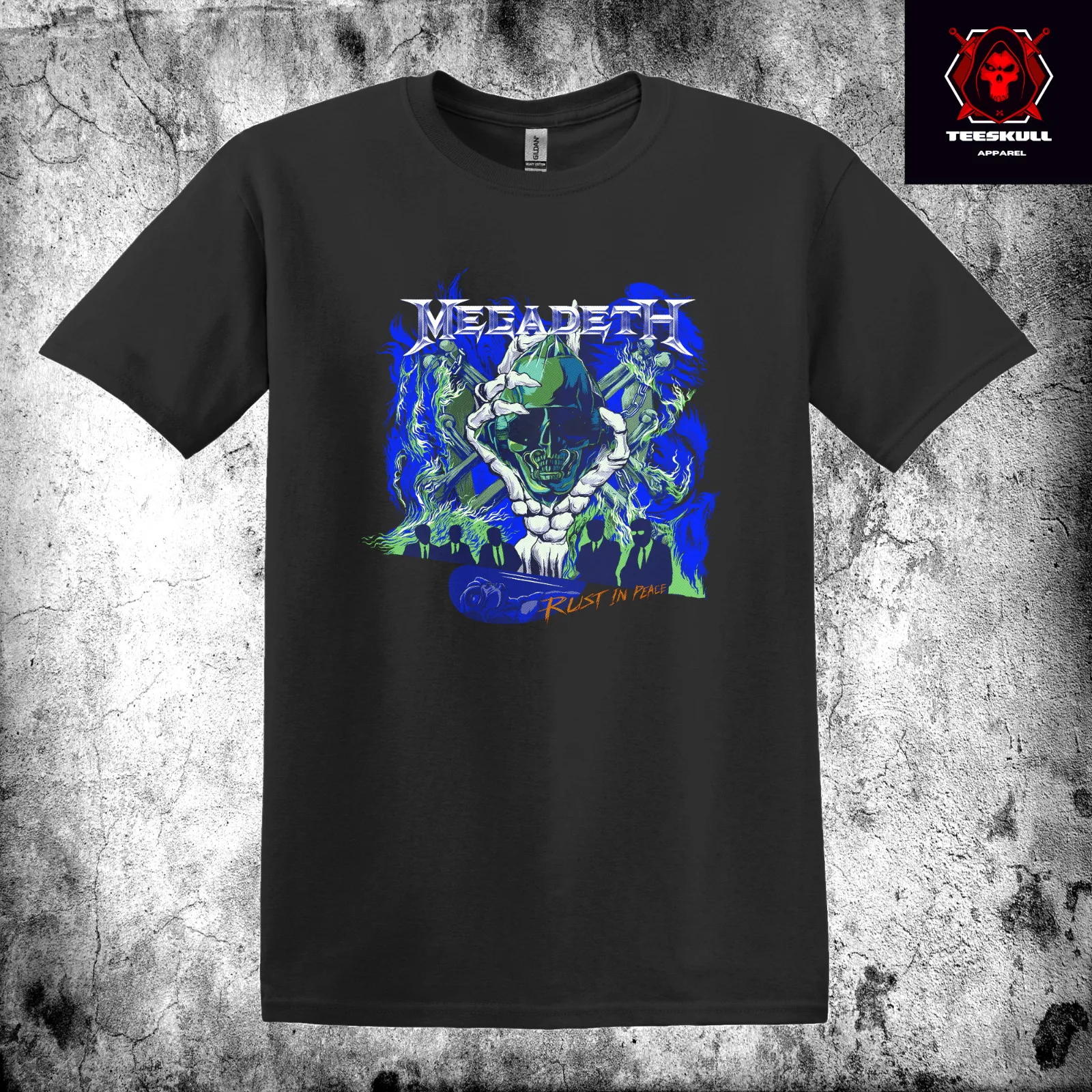 

Megadeaths / Rust in Peace Heavy Metal Rock Unisex 100% Cotton T-SHIRT S-3XL