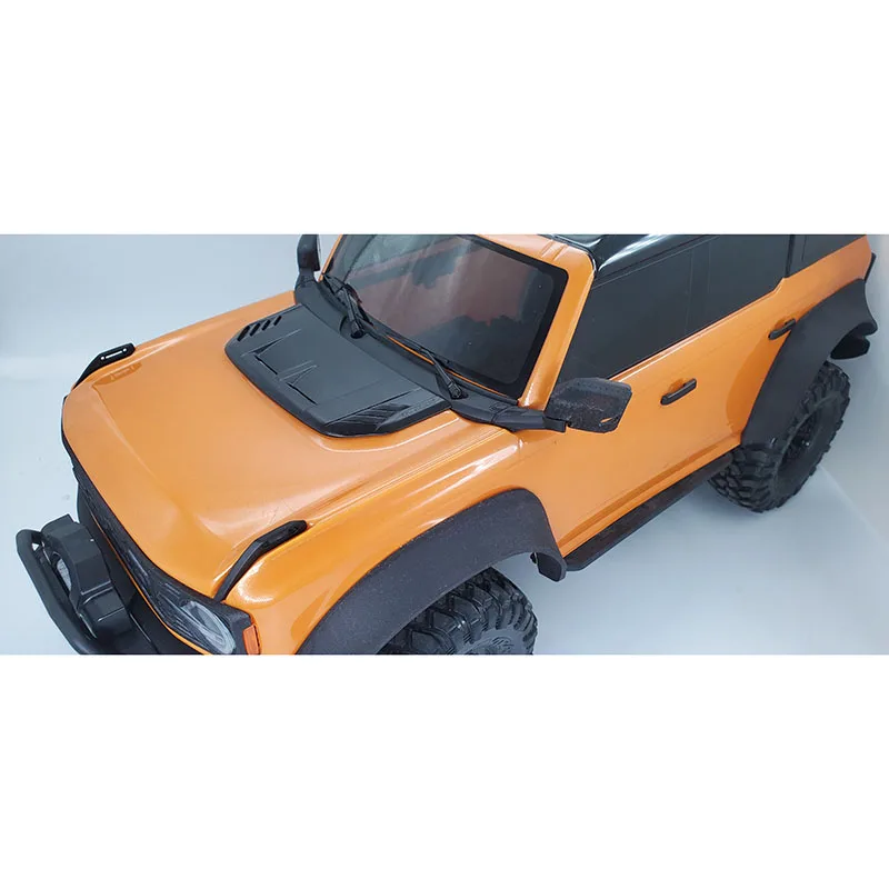 シミュレーションカバーガードプレート,1:10 rcクローラー車用グリル装飾,trxas trx4,new redco,diyパーツ