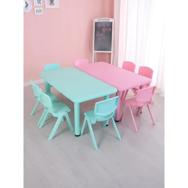 Kindergarten tables and chairs Children's table Household desk  plastic