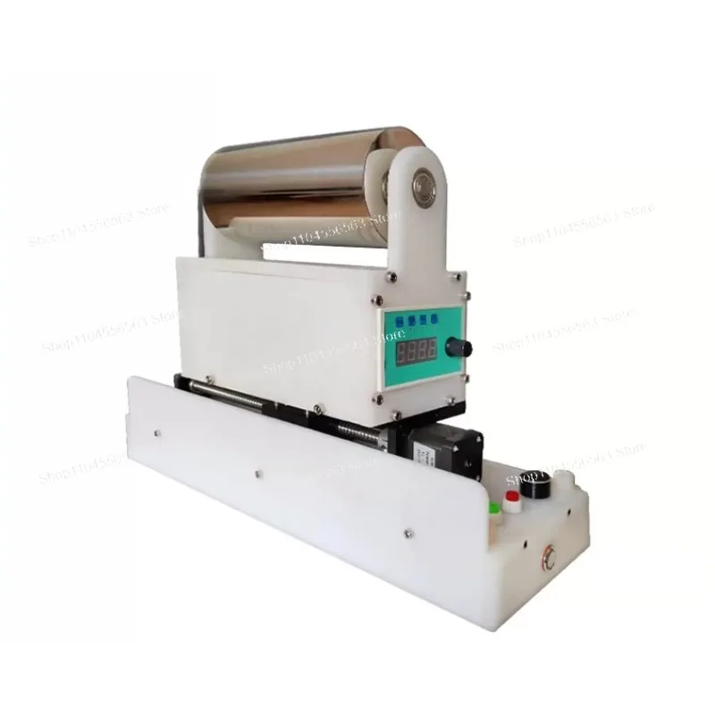 

Roller, electrospinning machine moves to collect nanofiber membranes