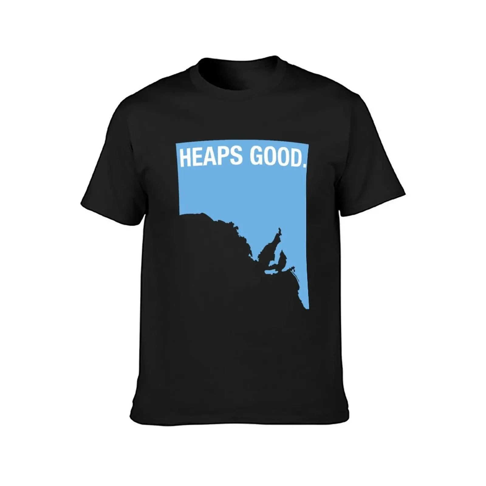 live good T-Shirt korean fashion blanks blue archive tee shirts for men