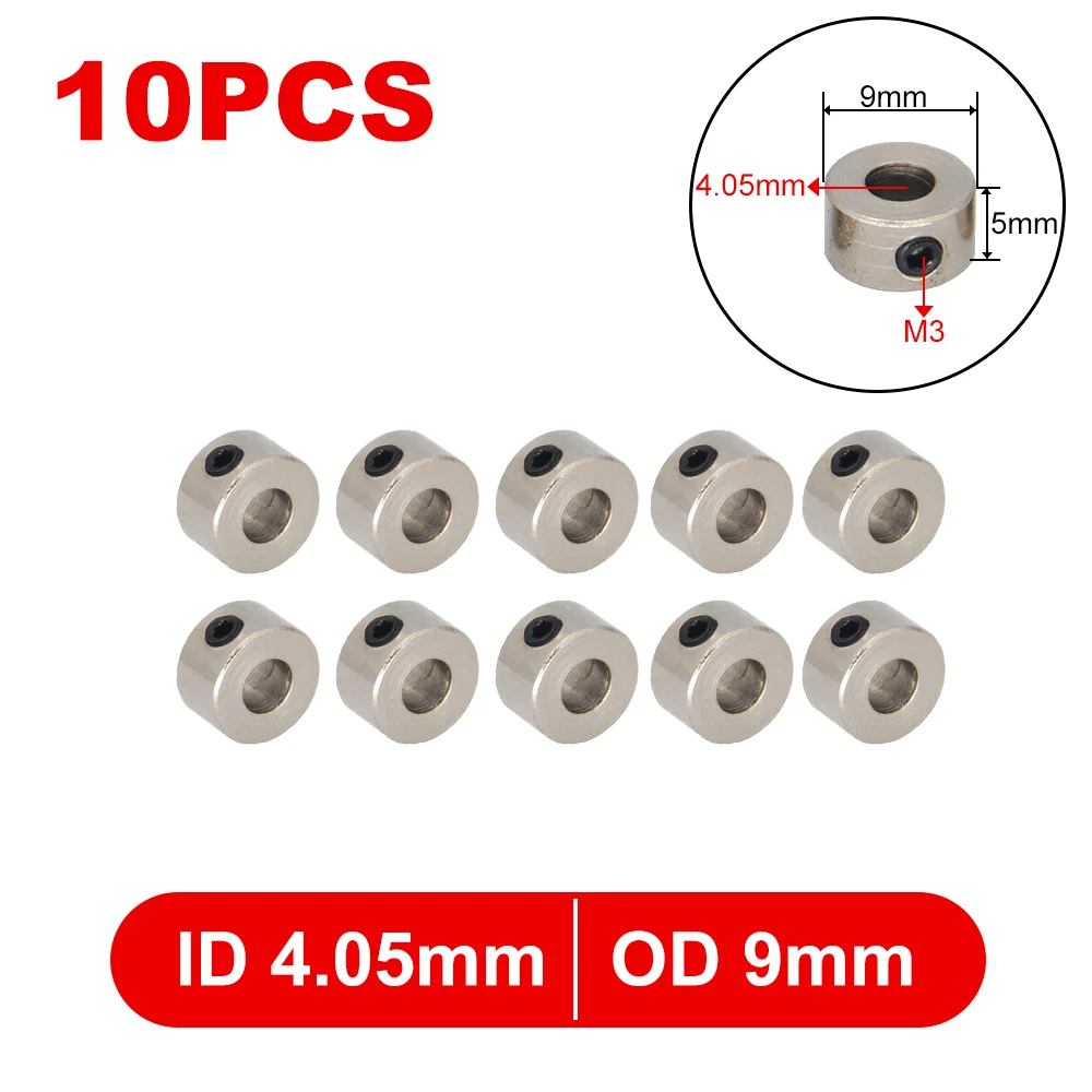 10PCS Metall Rad Lock Kragen Welle Achse Buchse Fahrwerk Stopper 1,6/2,1/2,6/3,1/4,1/5,1/6,1/8,1mm für RC Modell Teile