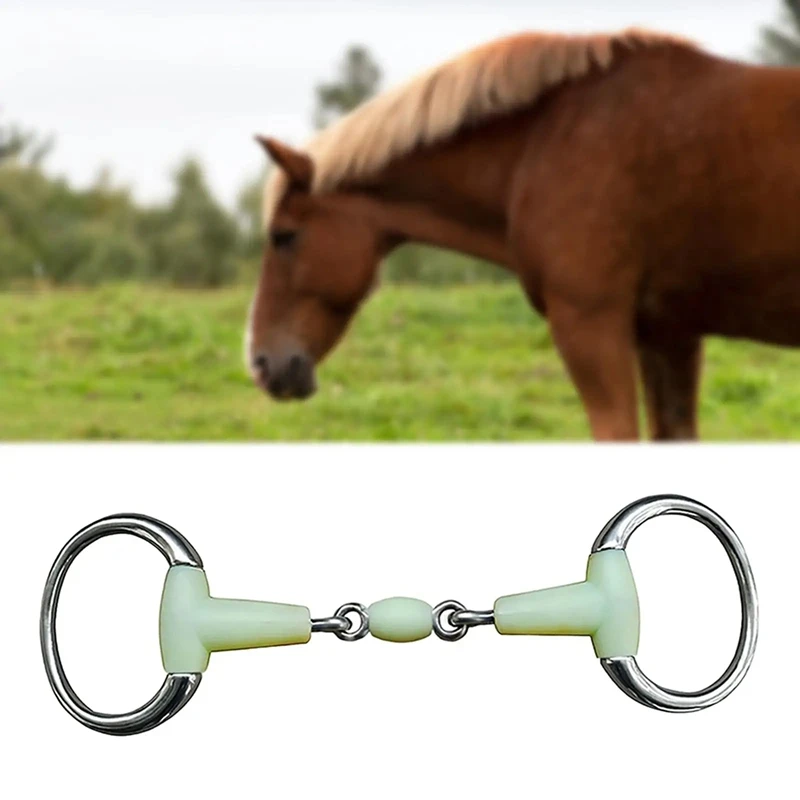 

Horse Snaffle Bit, Stainless Steel Loose Ring Horse Mouth Bit, Loose Link Horse Mouth Bit For Horse Training And Riding