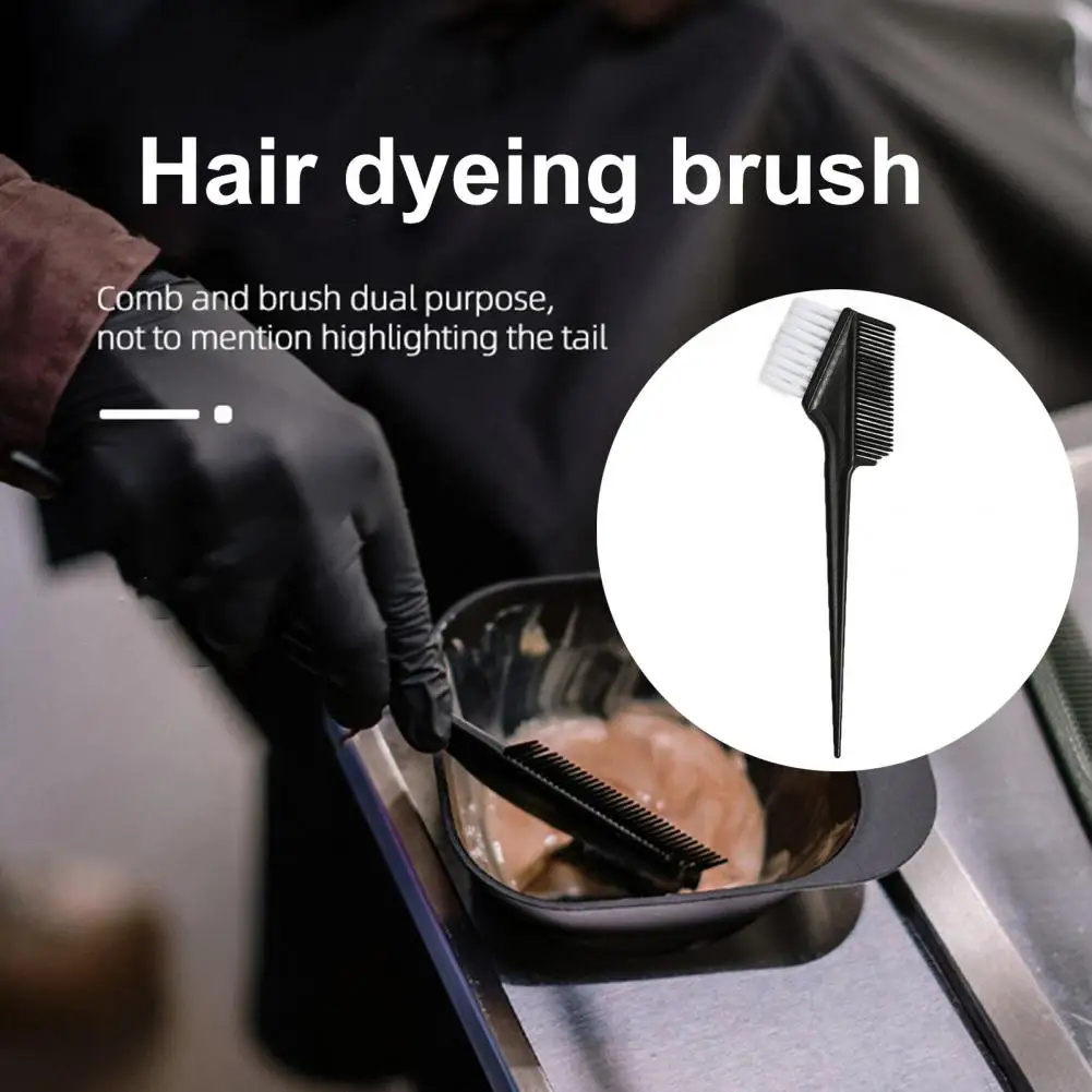 Hair Dyeing Comb Dual-purpose Double-sided Hairdressing Styling Sharp Tip Hair Coloring Brush Comb Hairdressing Comb Lightweight