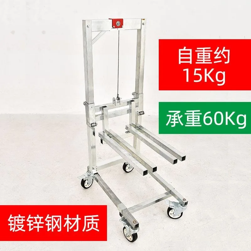 Manual Unloading Stacker – Lifting & Handling Pallet Truck Portable Folding Light Household Lift Trolley