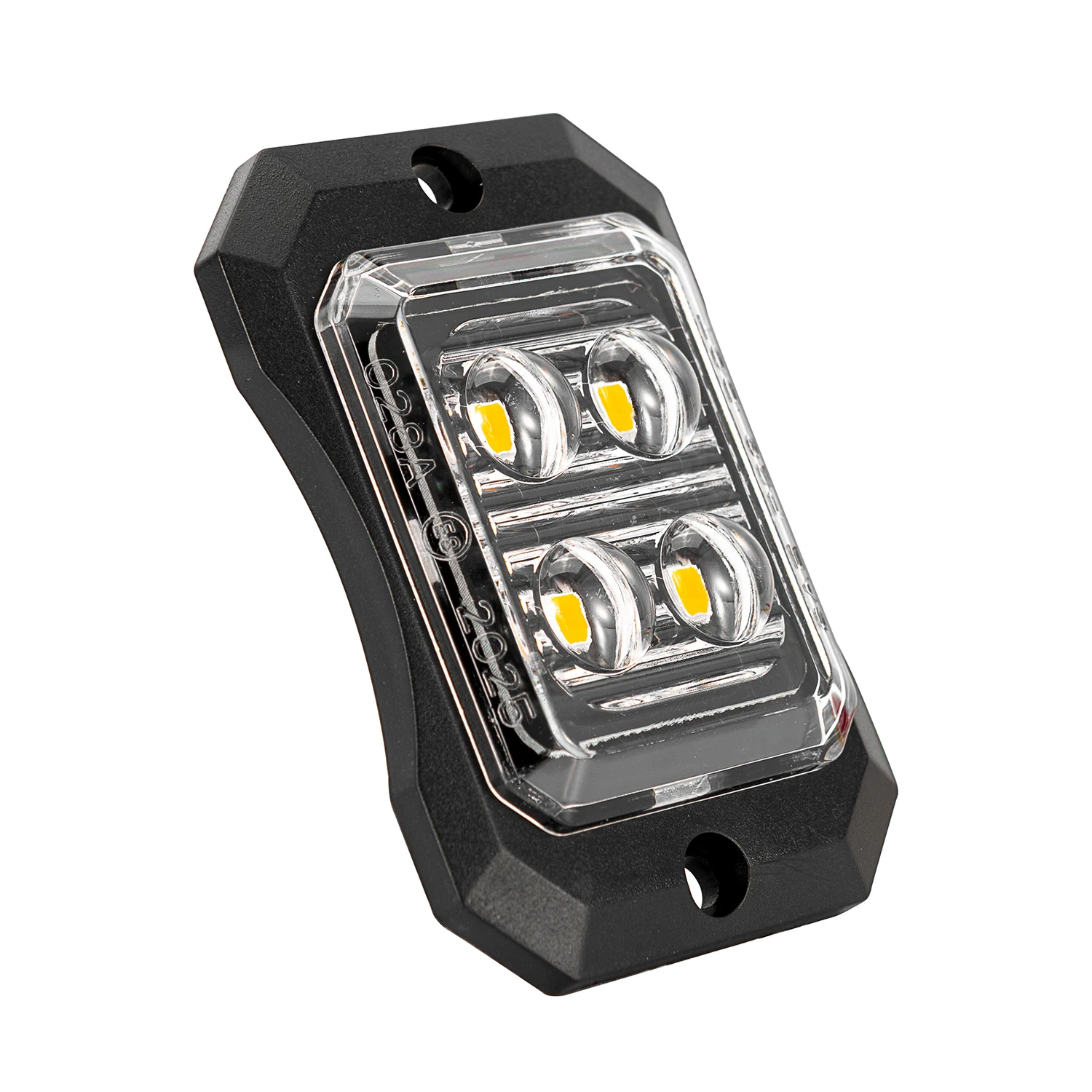 Picture 3: 8PCS 4LED Car Strobe Warning Light Lorry Side Light Truck Trailer Beacon Lamp LED Side Marker Clearance Light Emergency Lamp