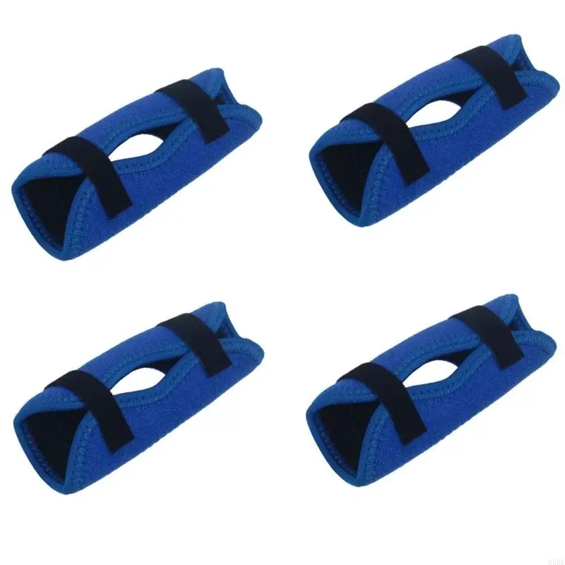 Soft, Stretchy Dog Leg Covers for Limiting Chewing Access, 4 Piece Set with Repositionable Fasteners for Routine Care KXRE
