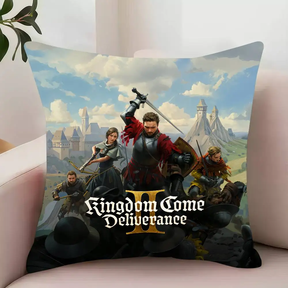 K-Kingdom Game Come D-Deliverance Pillow Case Decor Protective Covers Comfortable soft for Sofa Living Room Home office