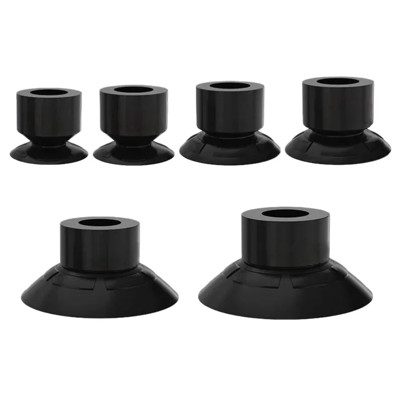 5PCS/PACK SFF Series Vacuum Suction Cups Imported Silicone Rubber Nitrile Rubber SFF-10/15/20/25/30/40S Industrial Pneumatic Pad