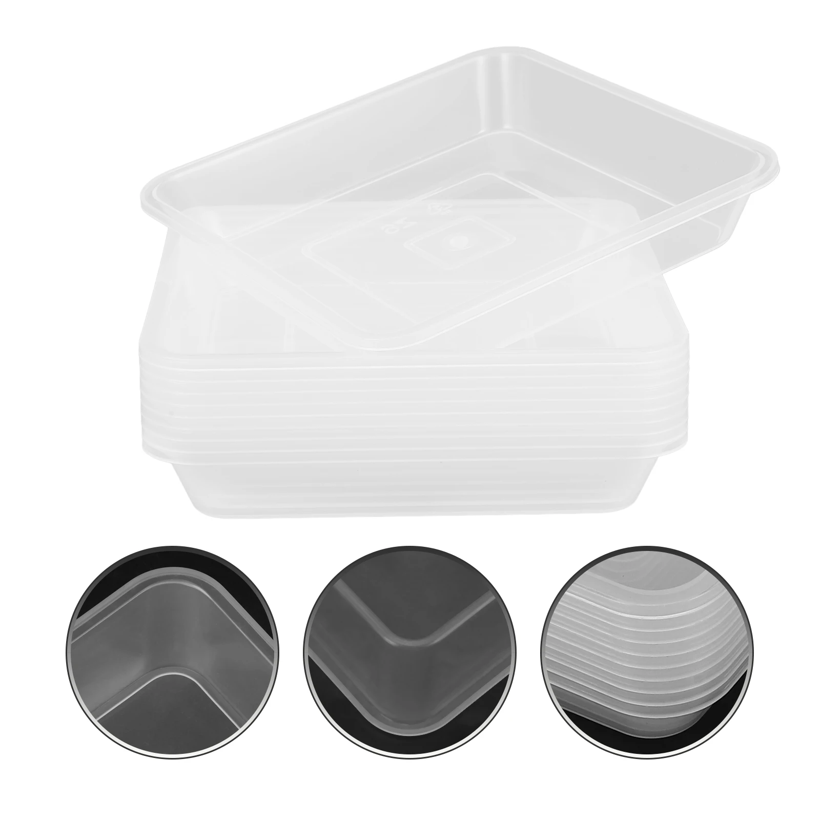 

10pcs Plant Saucer Tray Durable Plastic Flower Pot Base Water Drainage Tray For Indoor Plants Bonsai Potted Plant Holder Garden