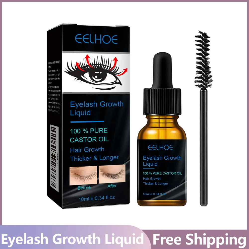 Eyebrows Natural Thick Slender Curl Curl Moist Natural Castor Oil Growth Liquid Serum Extension Eyelash Female Makeup Product