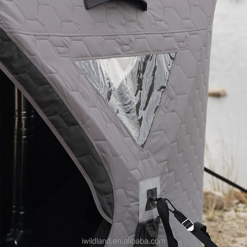 Star Hub Tent Pop Up Ice Fishing Angler Thermal Hub Shelter Tent Portable Sauna Tent for Winter