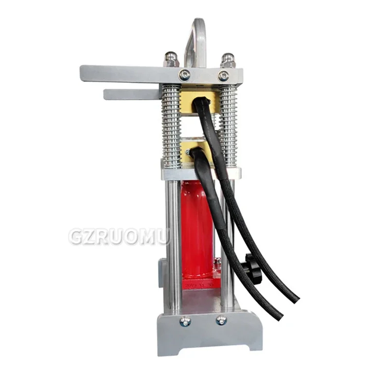 6 Tonnen hydraulische Kolophonium-Wärmepresse B5-AM mit 7,5 x 12,5 cm Heizplatte und Hydraulikpumpe, tragbares Ölwachs-Extraktionswerkzeug