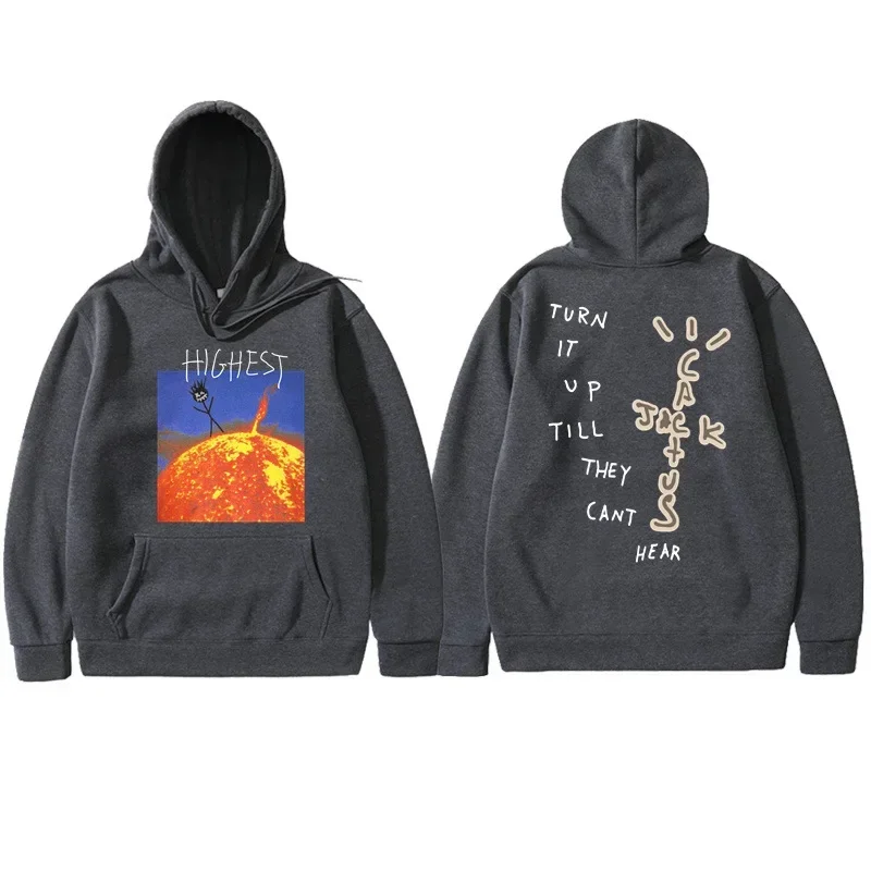 100% Cootton New jack cactus Highest Sun Astroworld Pullover Men Women Best-Quality Sweatshirts Cactus Jack Astroworld Hoodie