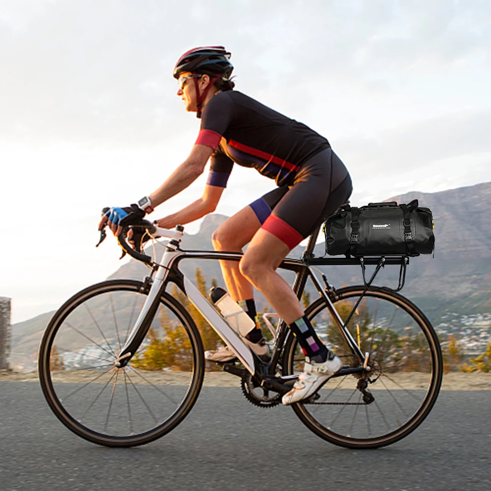 20L Wasserdichte Reisetasche Multifunktionale Fahrrad-Gepäckträgertasche Fahrrad-Gepäckträger-Tasche für Outdoor Camping und Bootfahren – Detail 7