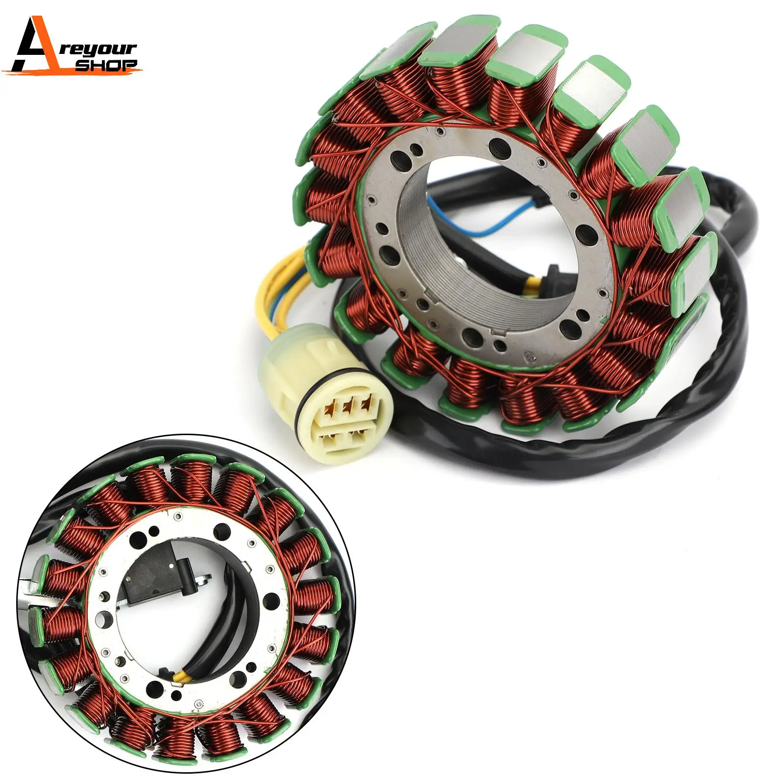 

Areyourshop for Honda TRX400 Foreman 400 1995-2003 2002 2001 2000 31120-HM7-014 Magneto Generator Engine Stator Coil Motorcycle