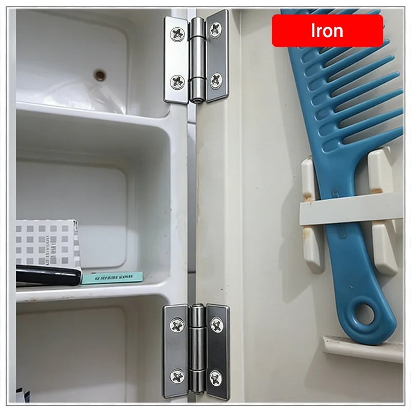 

10pcs Thickened Narrow Edge Square Iron Hinge for Industrial Electrical Automation Equipment Chassis Cabinet Door