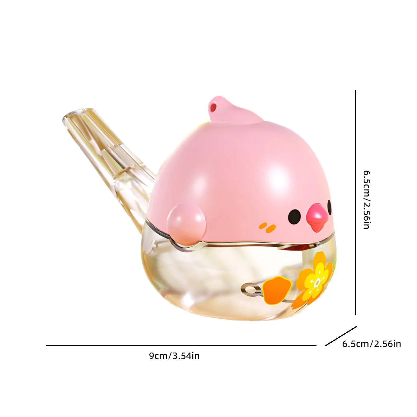 El mini silbato de juguete para niños puede soplar la música del bebé se puede llenar con un instrumento musical de agua