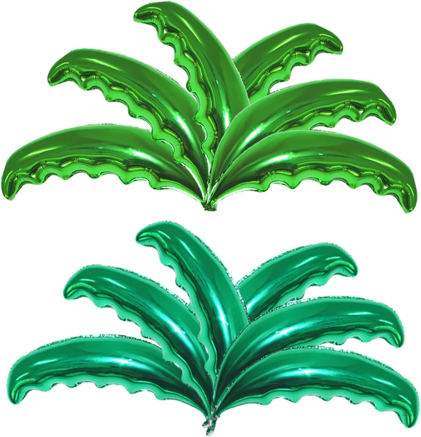 Grands ballons en feuilles de palmier, feuille verte, en Mylar, feuilles de cocotier, pour fête de plage tropicale hawaïenne Luau Aloha