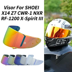 Motorcycle Helmet Visor Lens Full Face Shield lens case for SHOEI X14 Z7 Z-7 CWR-1 NXR RF-1200 X-Spirit 3 Visor Mask