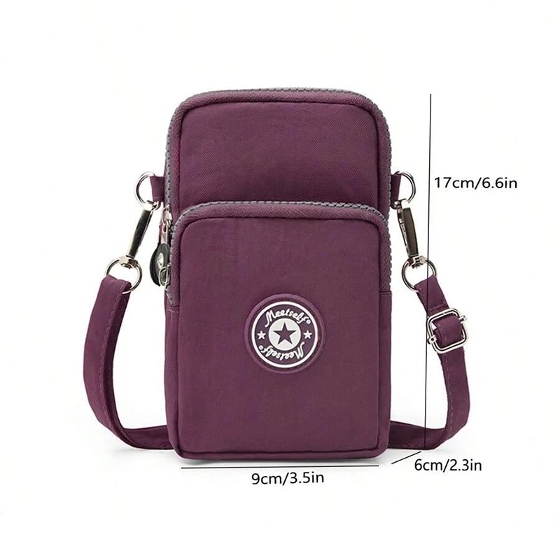 Put mobile phone bag lady summer messenger mini bag package mobile phone cloth bag hang neck wrist change purse vertical money