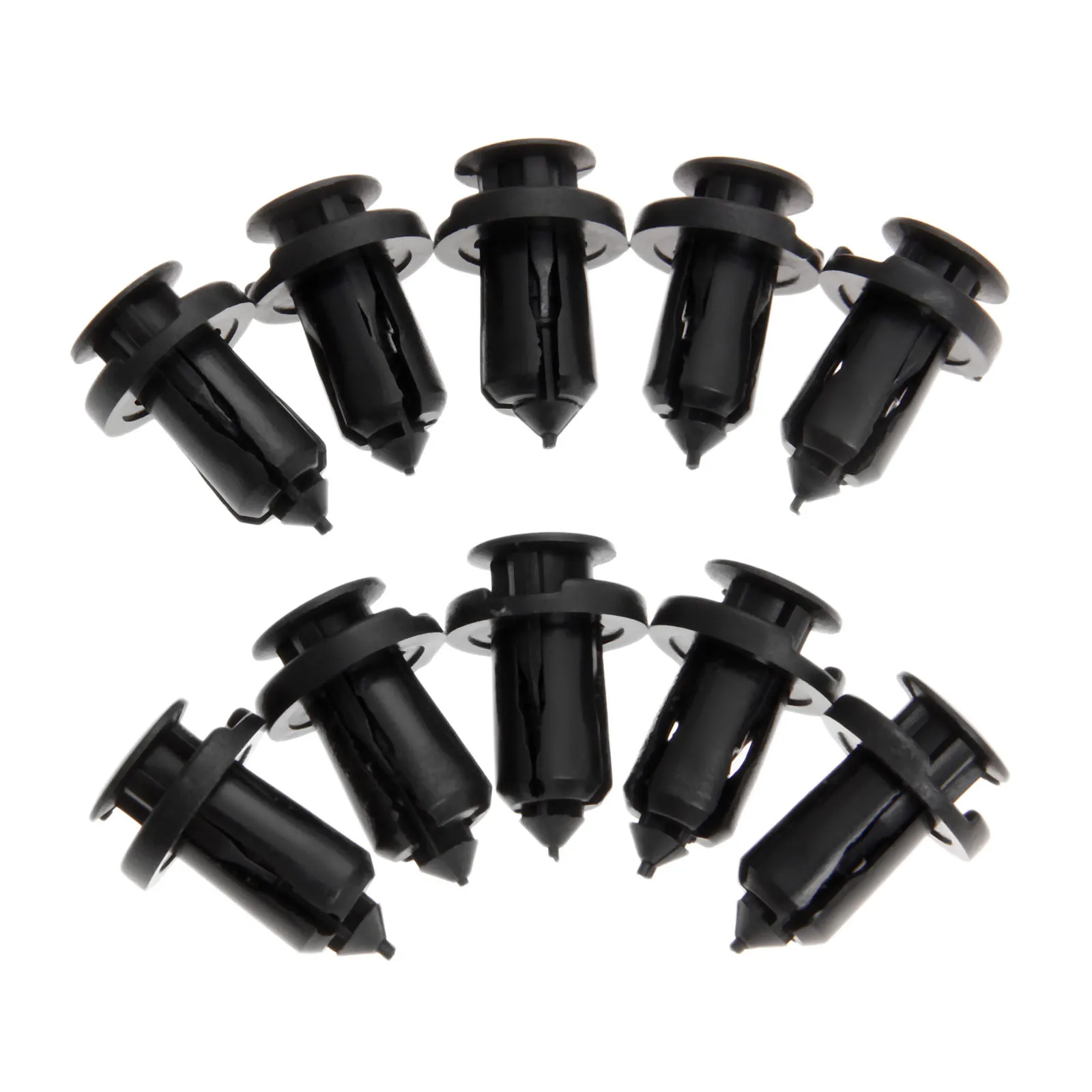 

10pcs Case Trim Auto Bumper Engine Cover Fastener Fender Panel for Mazda Mitsubishi Toyota Bumper 10.5mm Hole Plastic