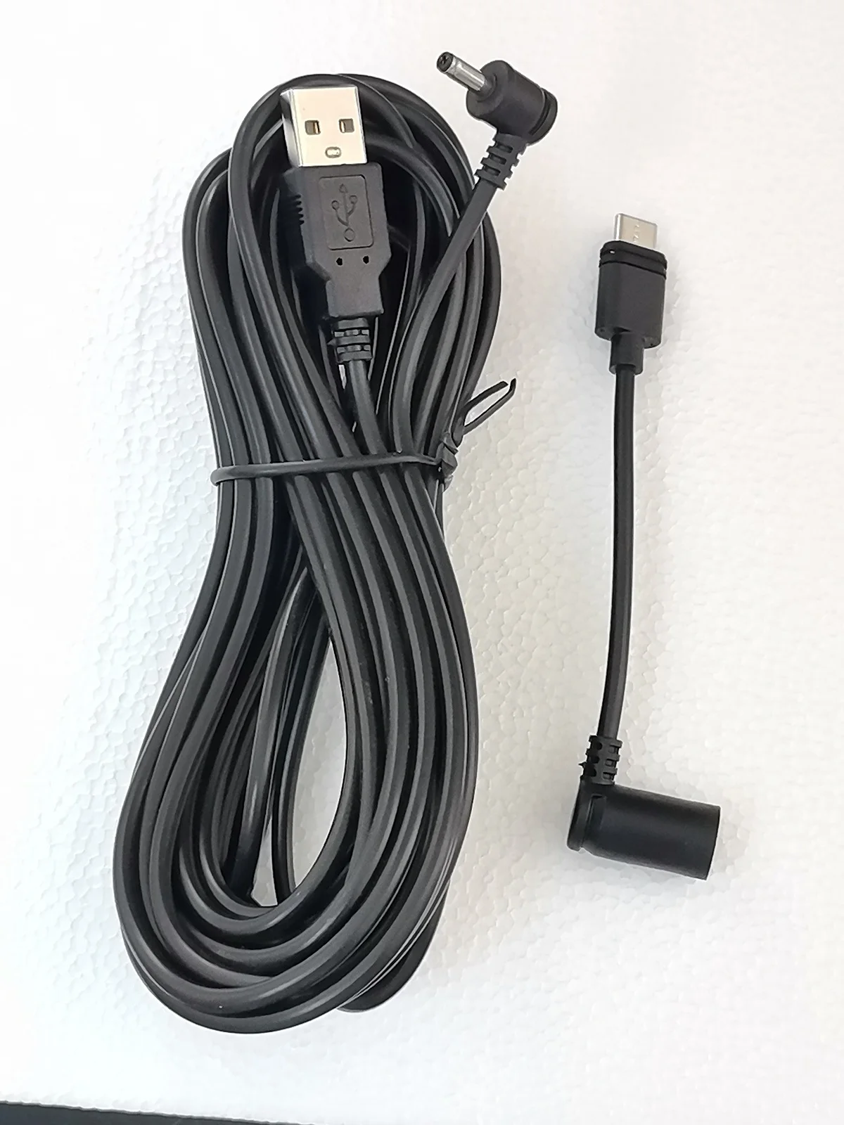 Black 7.6M/25ft Weatherproof Outdoor Charging Cable for Ring Stick Up Cam Battery(3rd Gen)