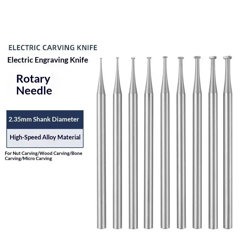 0.6-2.3mm Cutting Drill Bit Emery Head Sharp Low Loss 1Pc Grinding Tip Fits 2.35mm Polishing Pen for Nail Art Jewelry Polishing